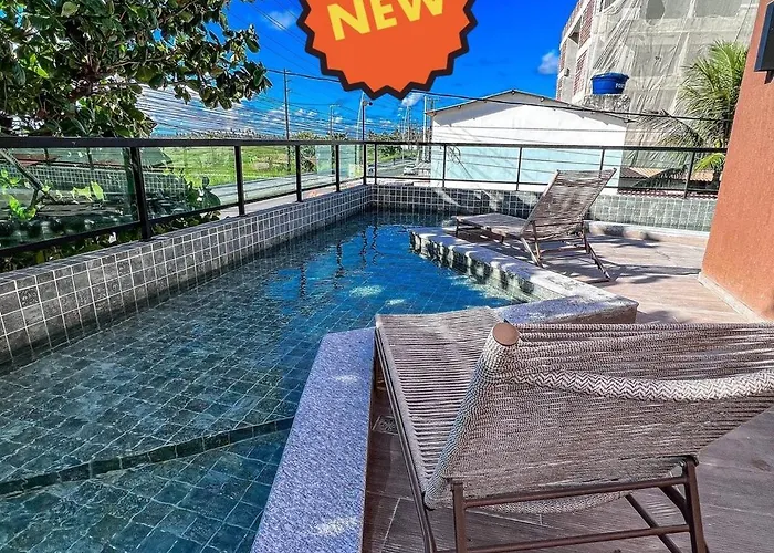 Villa Del Porto - Flat 106, à 70m da Praia!! Pôrto das Galinhas
